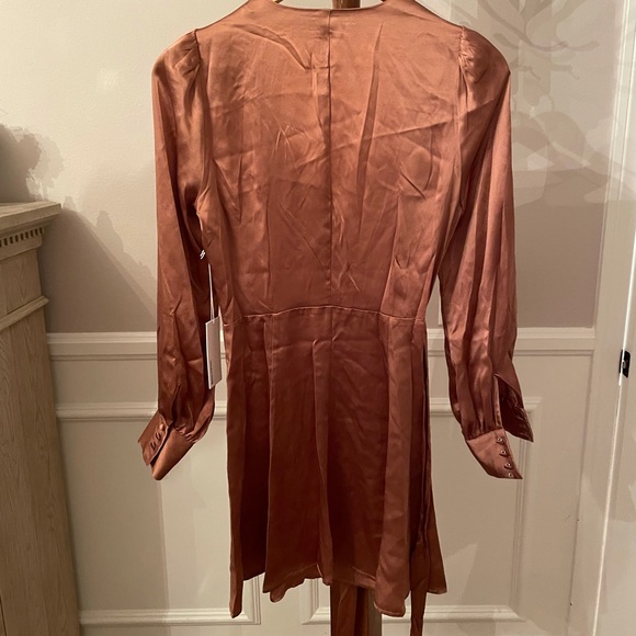 Reformation Chrisley Silk Dress NWT - Picture 4 of 8